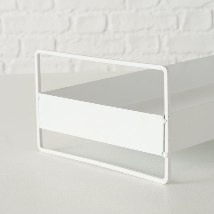 Deko Tablett Wolga 2 Stück weiß