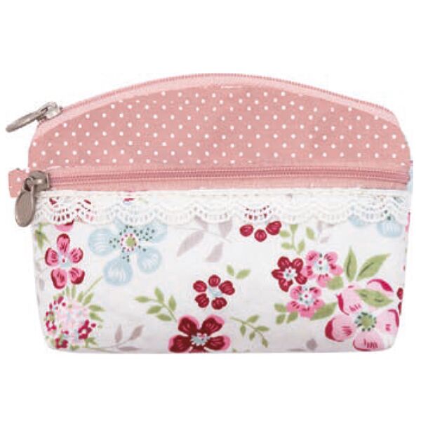 Patchwork Mini-Kosmetiktasche 061 old rose