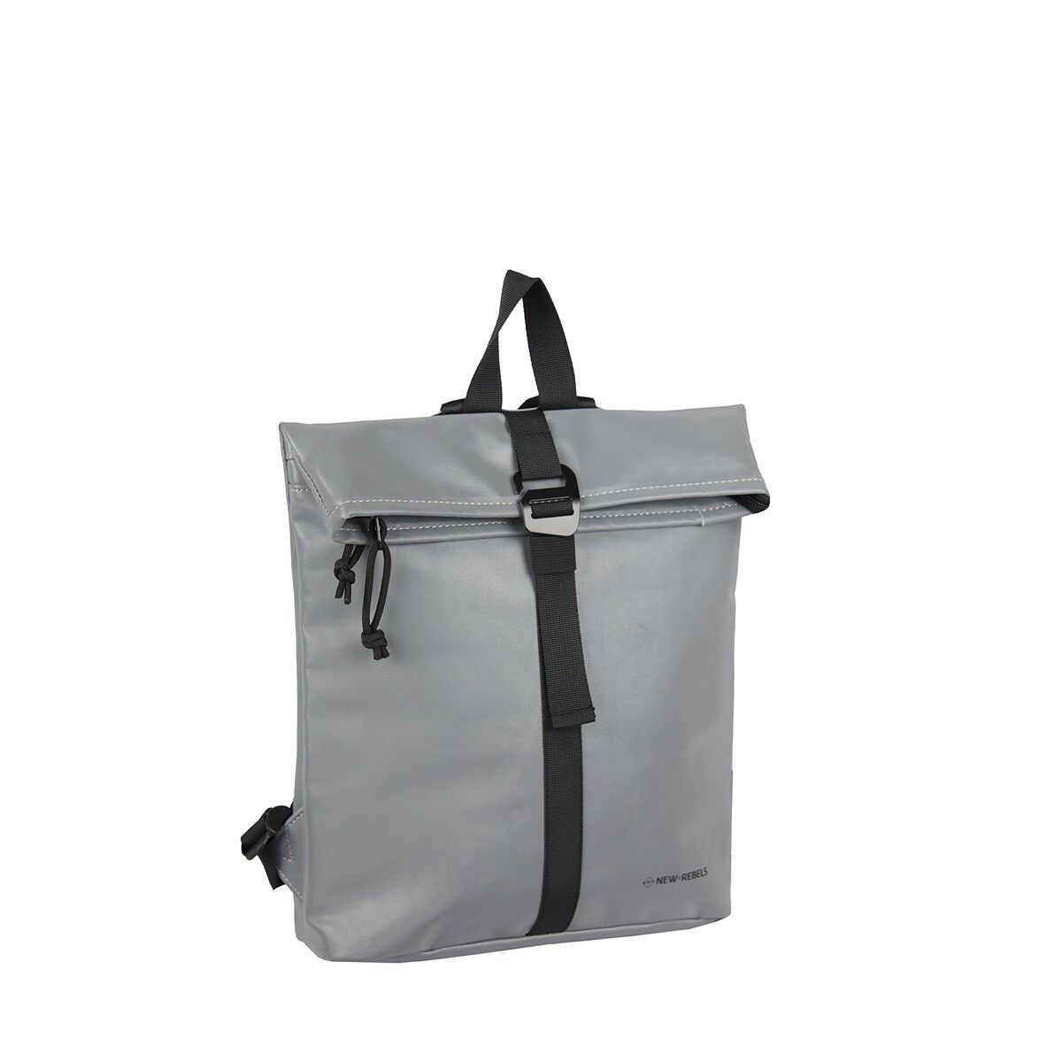 0324ACCAF83B3641842C70DF8A9F66C8E4387AE3 Reflect - Los Angeles Rolltop Mini Rucksack silber