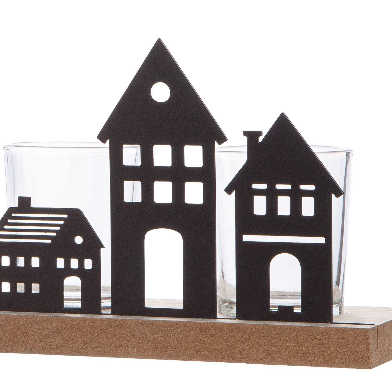 Teelichtleuchter Haus 6tlg Teelichtleuchter Haus 6tlg