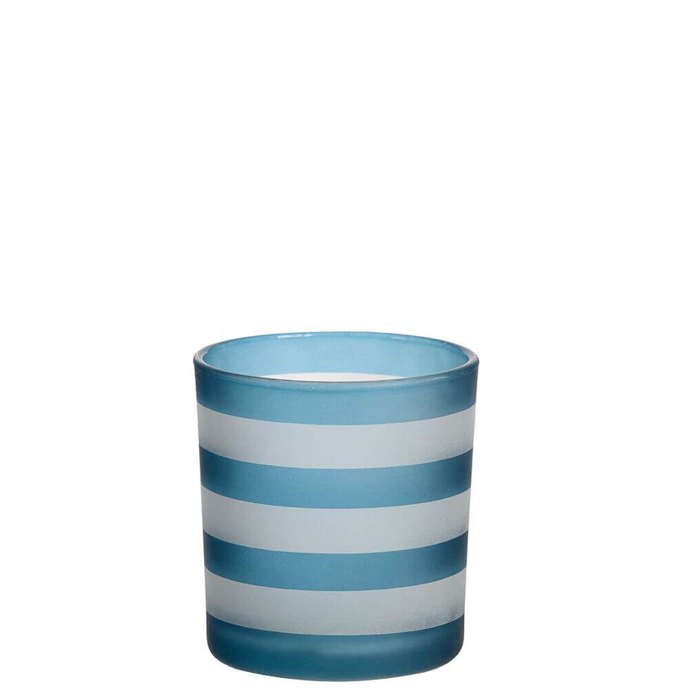 1543339_Votive-Holder-Dark-Blue Yankee Candle - Coastal Stripe Teelichthalter dunkelblau