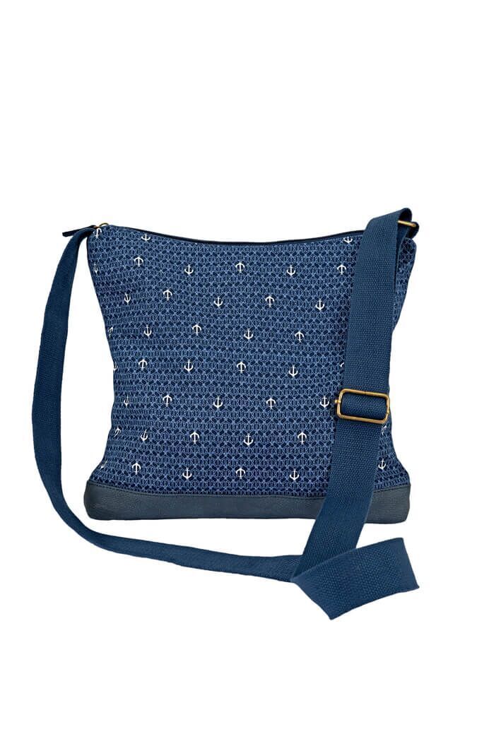 Shoulder Bag Anchor Pat navy Zubehor, Tasche, Handtasche, Leinwand, Geldbörse