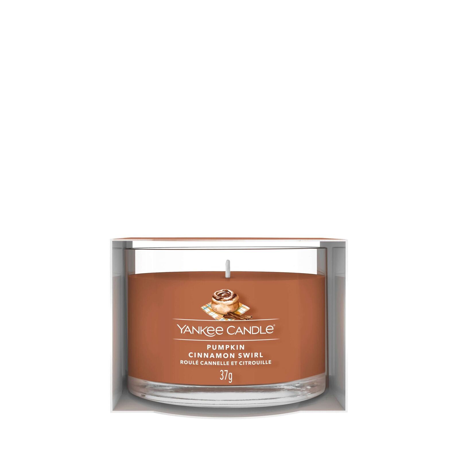 Pumpkin Cinnamon Swirl 37g Glasvotivkerze Pumpkin Cinnamon Swirl 37g Glasvotivkerze