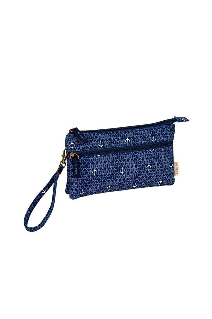 Patchwork Täschchen Anchor Pat navy 218 Zubehor, Tasche, Handtasche, Geldbörse