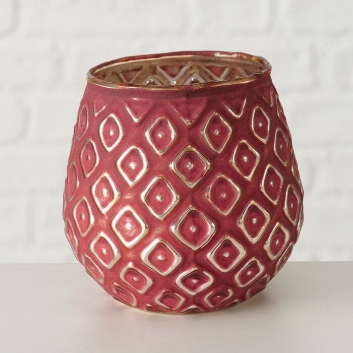 Windlicht Yamuna 9cm rot Variante 3