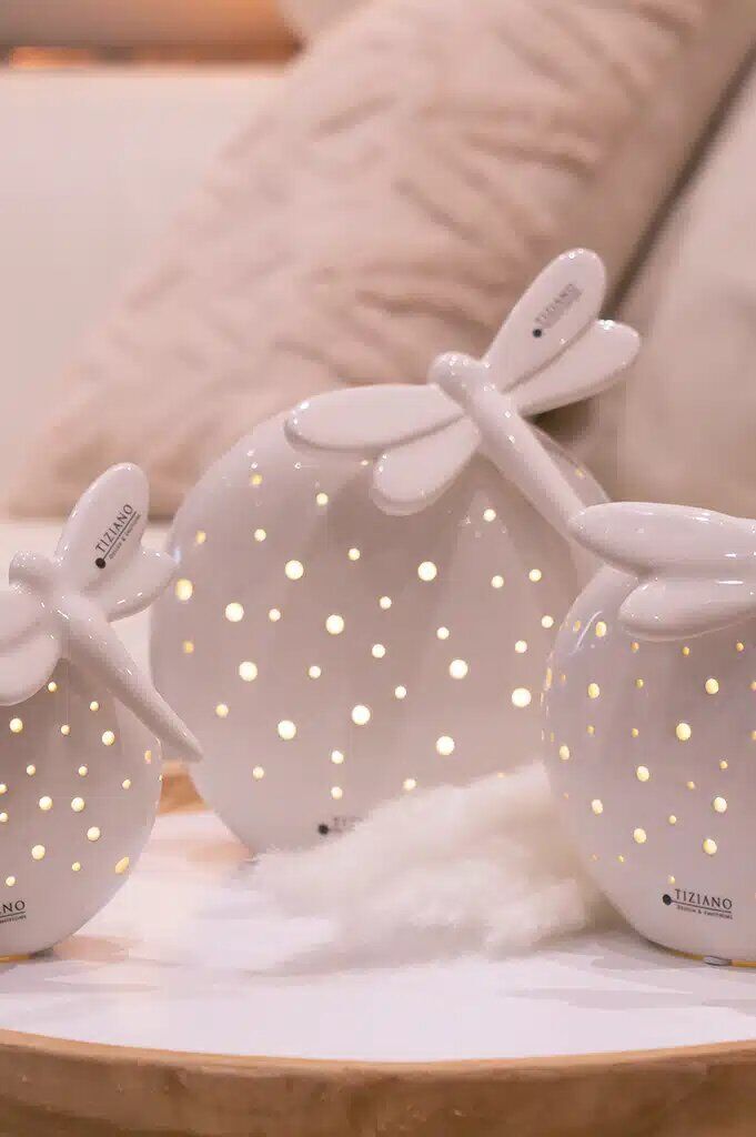 mendini-libelly-einzel-gross Lichtkugel Mendini mit Libelly 16cm LED cremeweiß