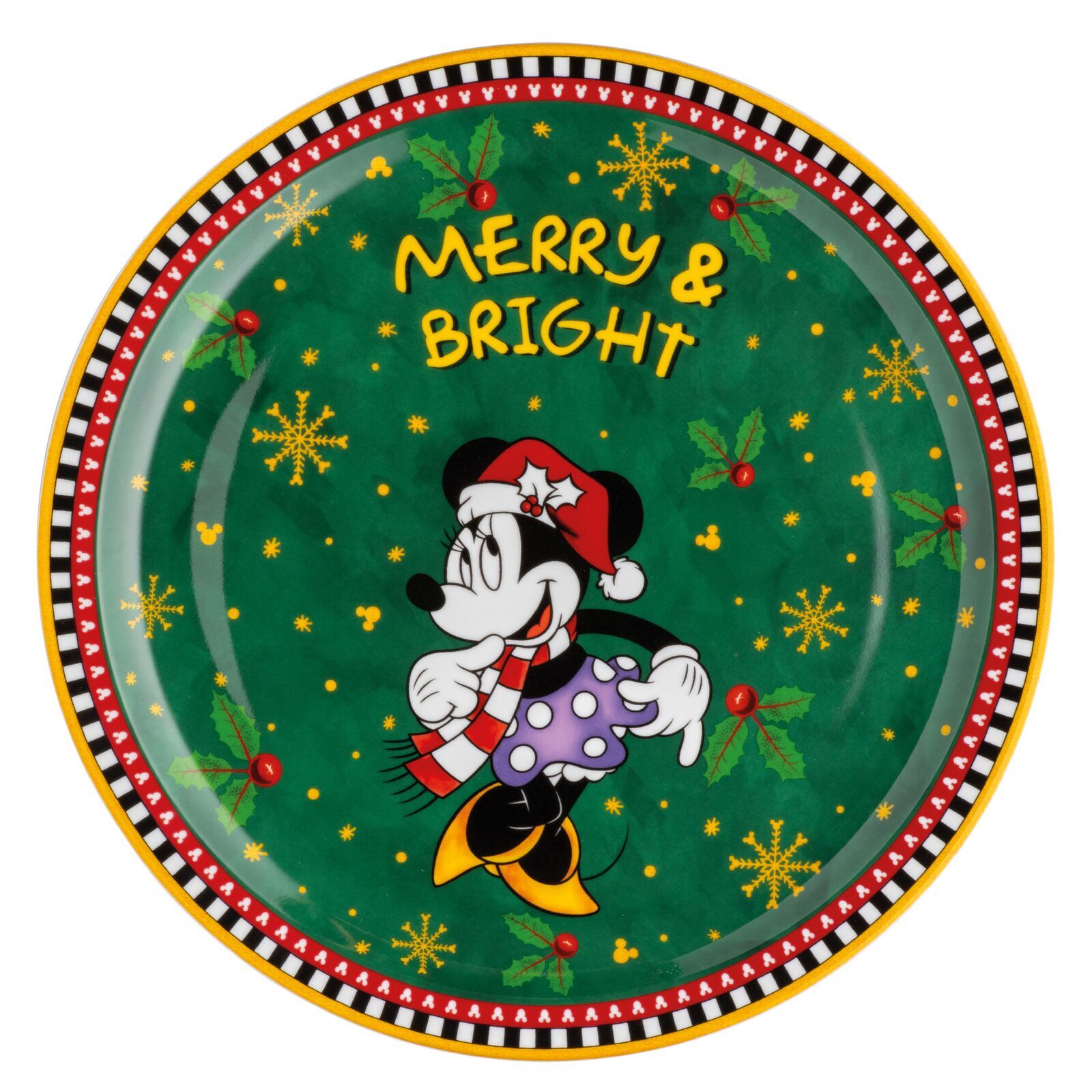 Disney Weihnachtsteller Minney Mouse - Winter Magic Essen, Mahlzeit, Teller, Gericht, Servierplatte