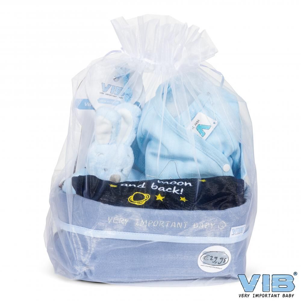 jungenbox2 Geschenkpaket für Babys Blau 4-teilig