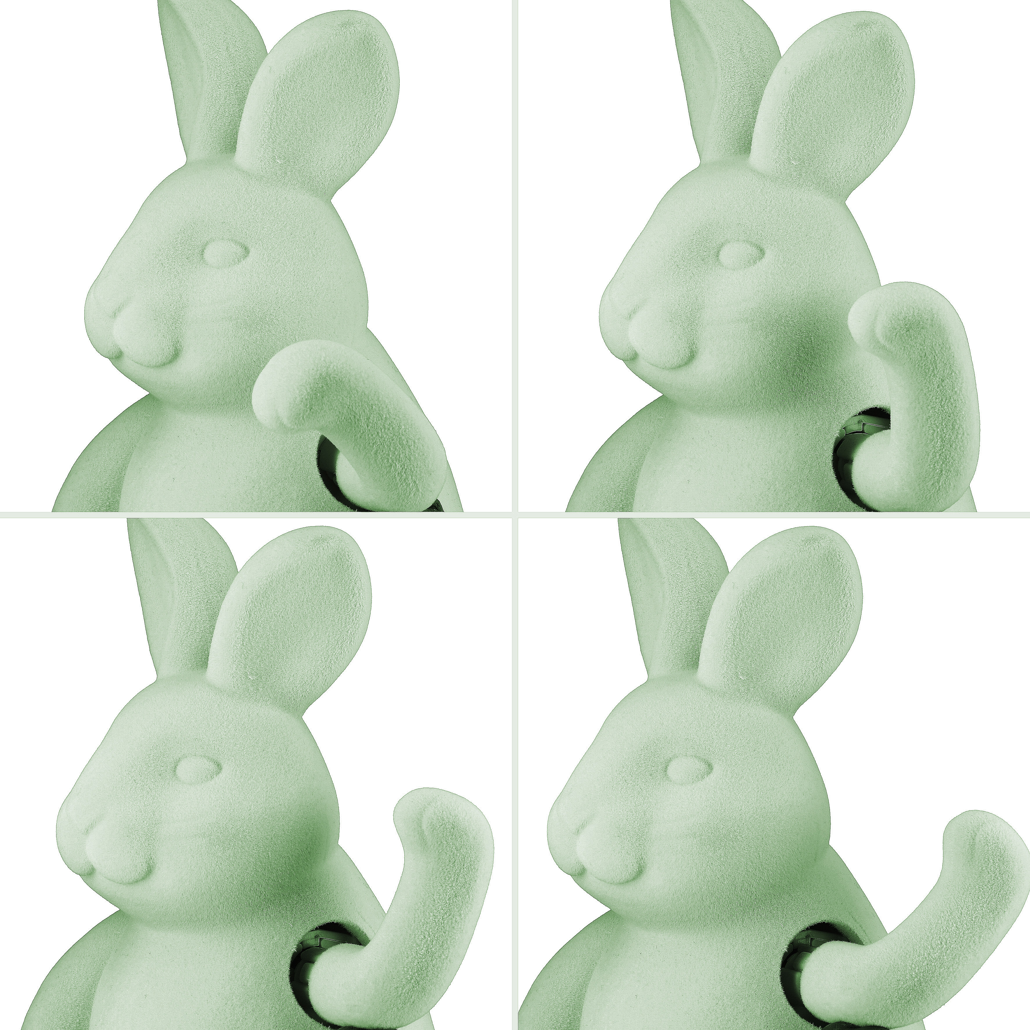 Winkehase grün 19cm