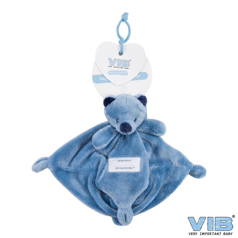 tkb0003 Plüsch Bear Doudoutuch Indigo
