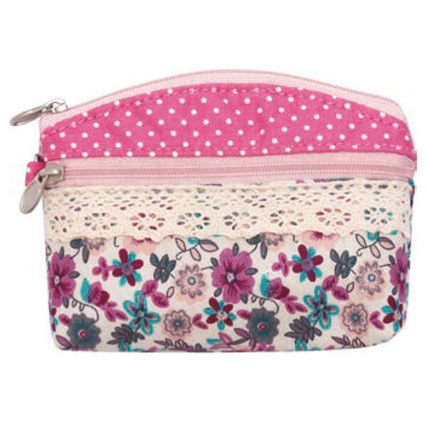 2022-266-062 Patchwork Mini-Kosmetiktasche 062 nature rose