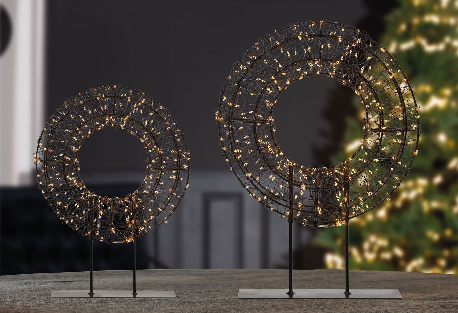 Dekoobjekt Kreis LED 40cm 300LED Sphäre