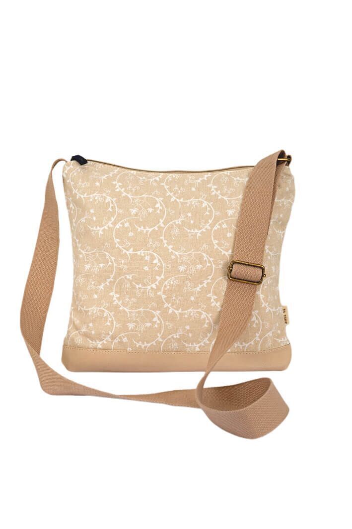 Shoulder Bag Blossoms sand 710 Zubehor, Tasche, Handtasche, Geldbörse, Leinwand