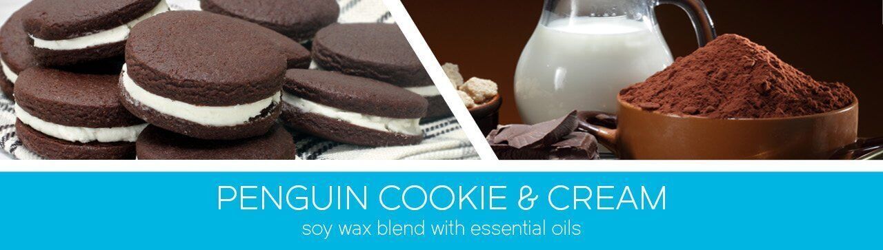 Penguin Cookie & Cream 411g (3-Docht)