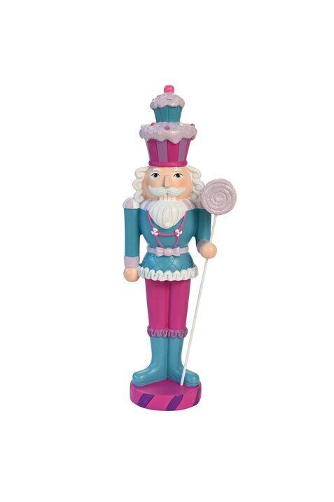 Noce Nussknacker 33,5cm petrol/pink Nussknacker