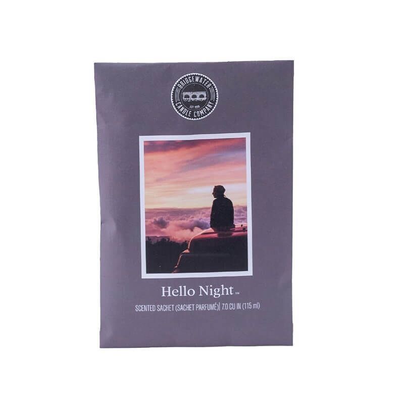 Hello Night Duftsachet Werbung, Plakat, Buch, Person, Flasche