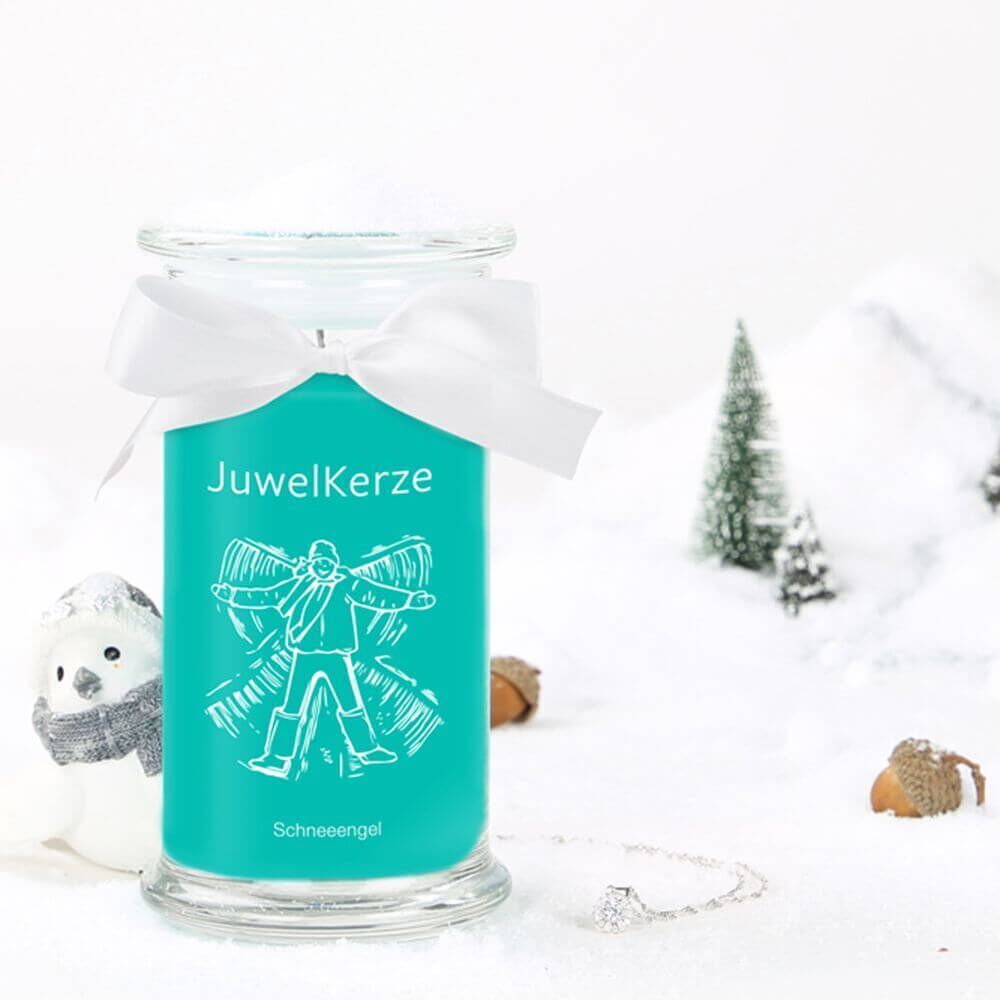 Schneeengel-Classic-Edition-Necklace-DE JuwelKerze Schneeengel (Halskette mit Anhänger) 380g