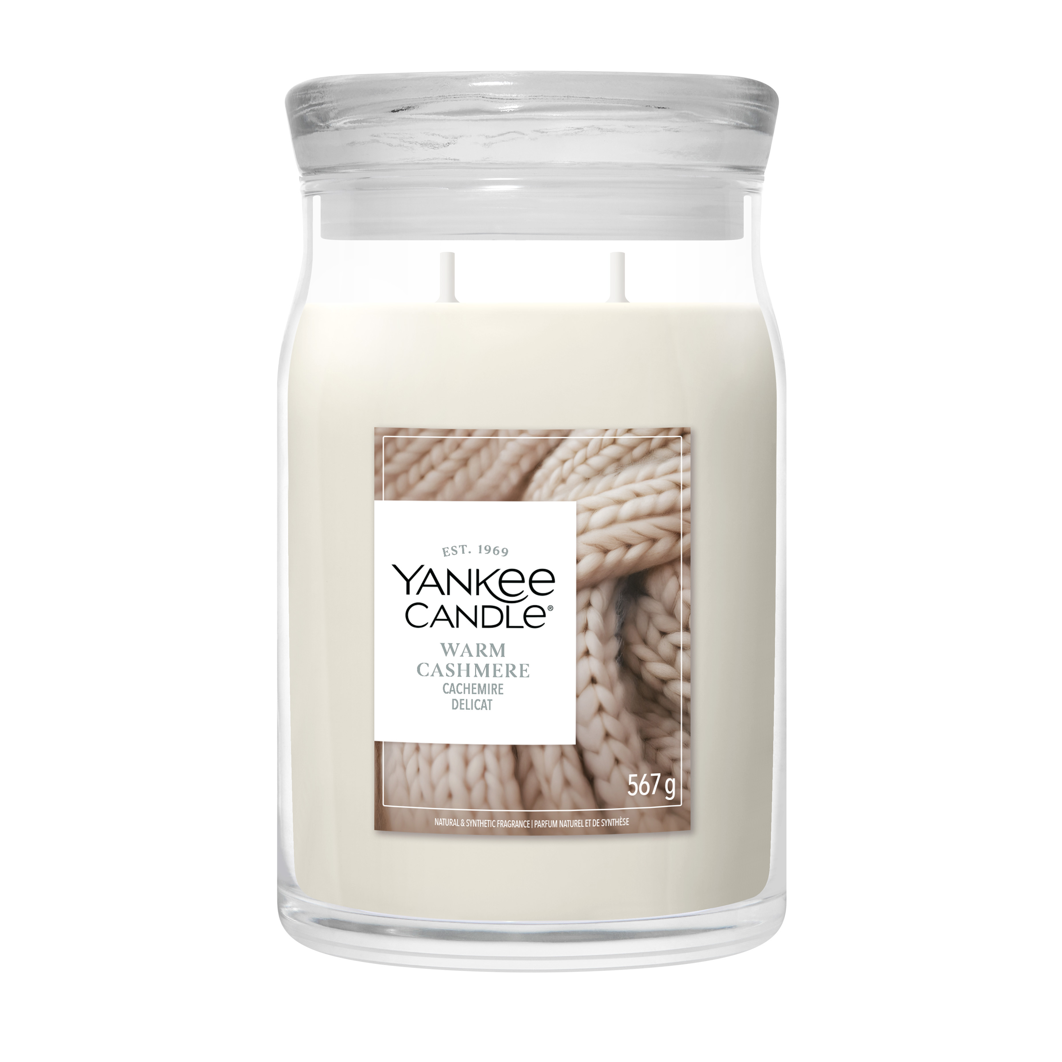 Warm Cashmere Signature Jar 567g 2-Docht