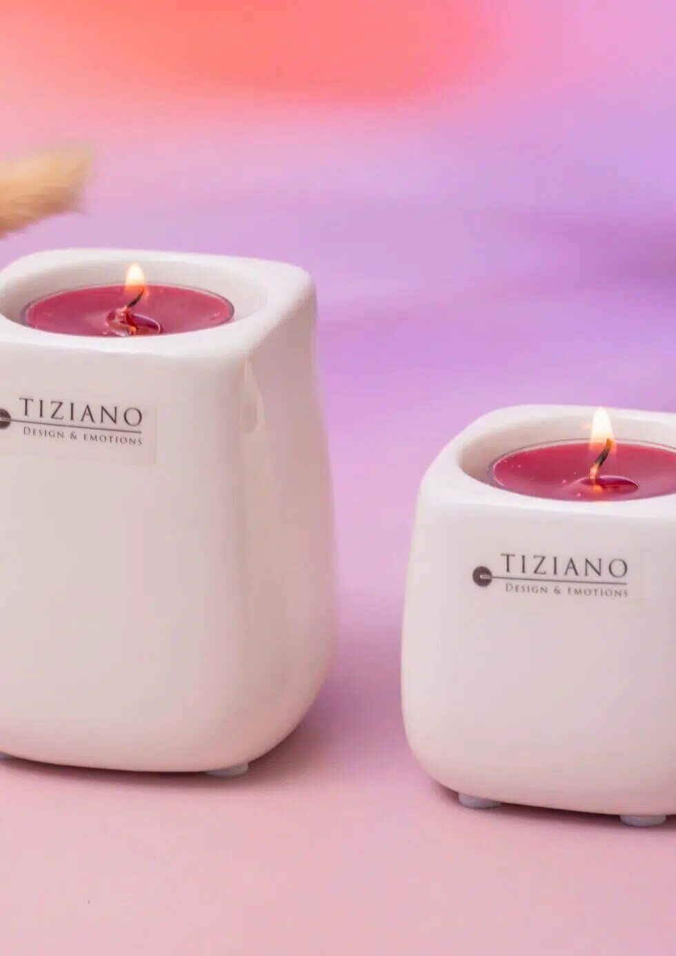 Teelichthalter Brezone cremeweiß 5,5cm