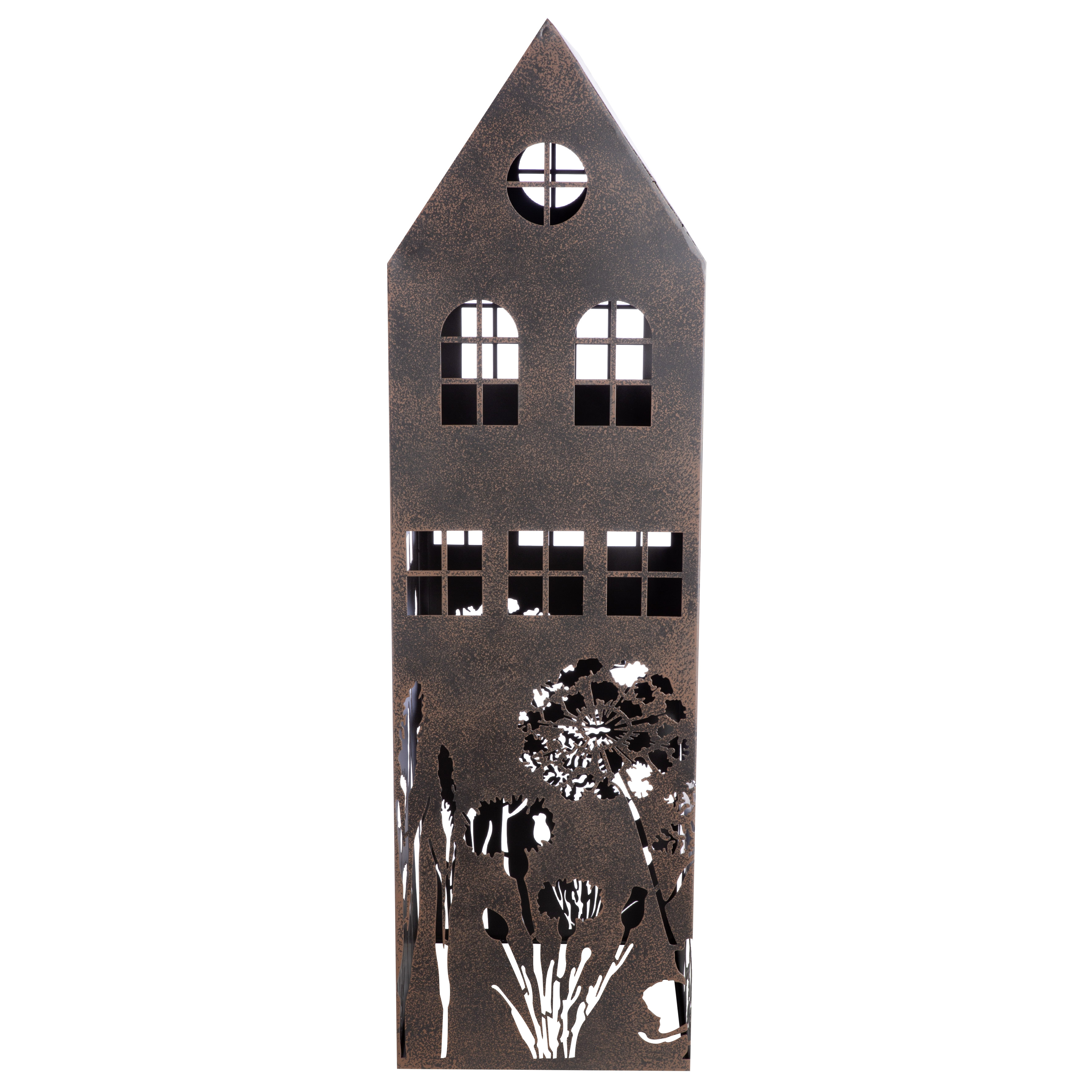 Solar Dekoobjekt Haus Wild Flowers 3er Set