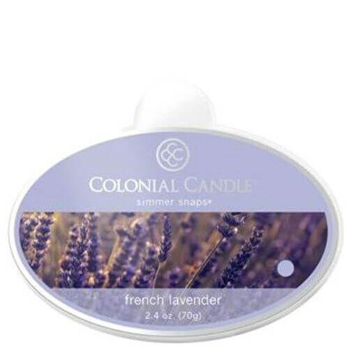 ccsnaps-1342_1_575b0a65415cb Colonial Candle French Lavender Simmer Snaps 70g