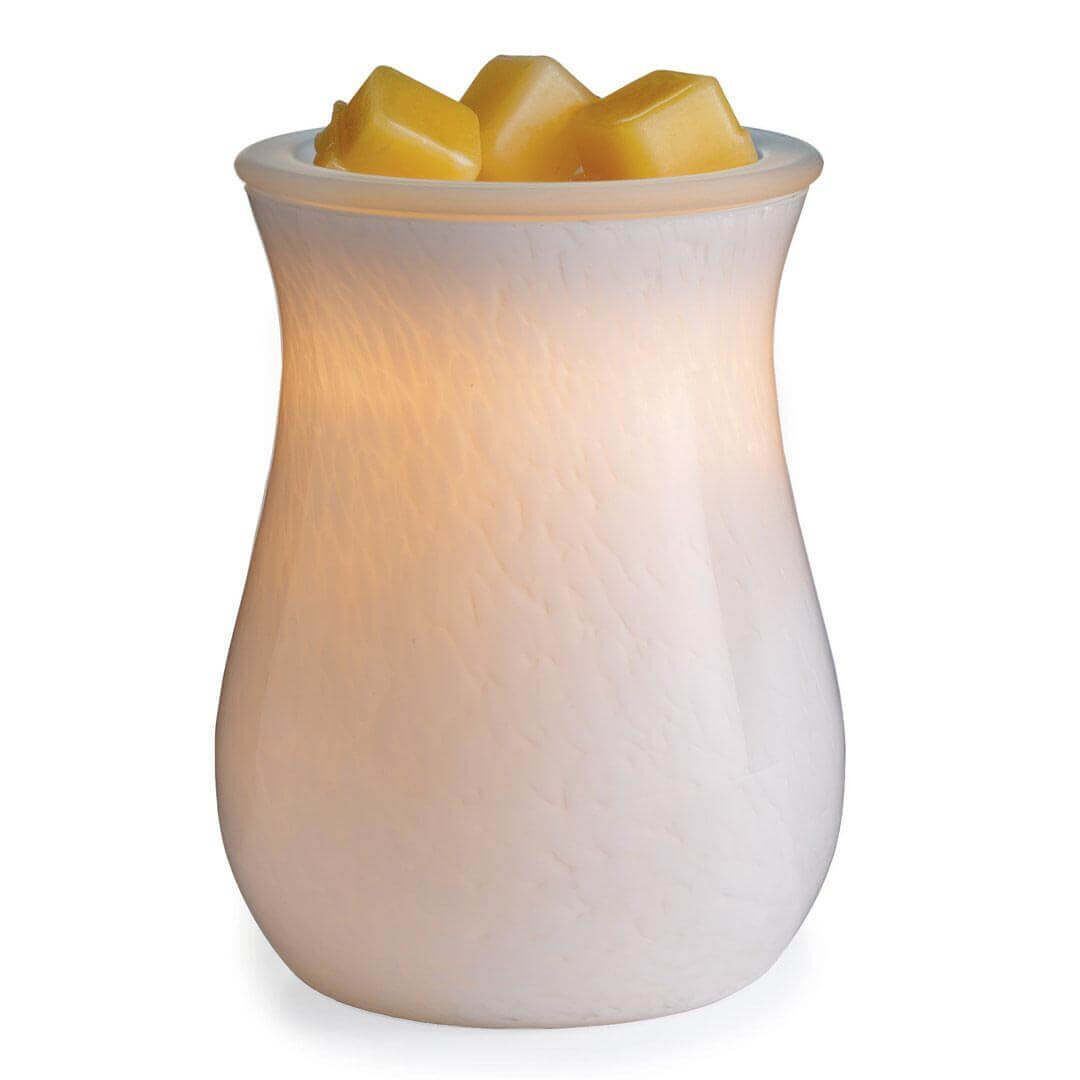 Candle-Warmers-Moonstone-Duftlampe-Weiss Candle Warmers Moonstone Duftlampe elektrisch an