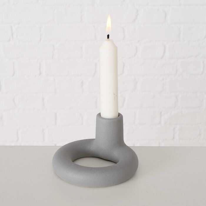 Kerzenleuchter Narima grau
