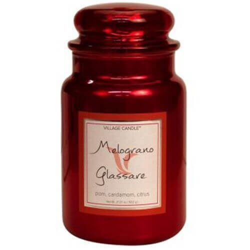 V933026615 Village Candle Melograno Glassare 626g