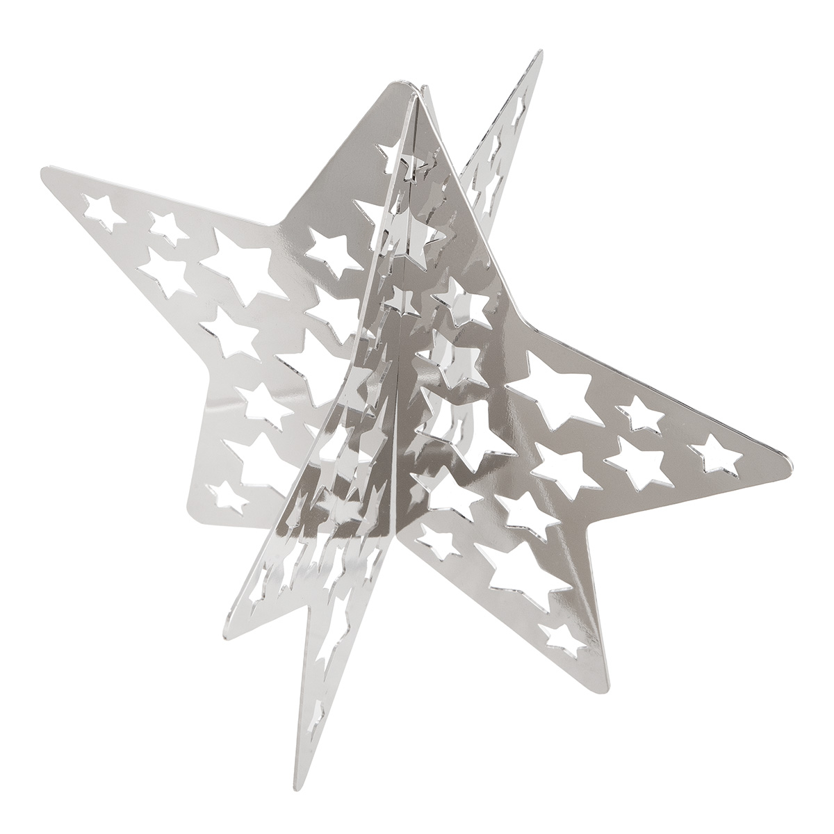 Deko Aufsteller Standrelief "Metallzauber" Sternmotiv 9cm Stern, Sterlings Sterne, Dekoration, Metal, Lochmorte