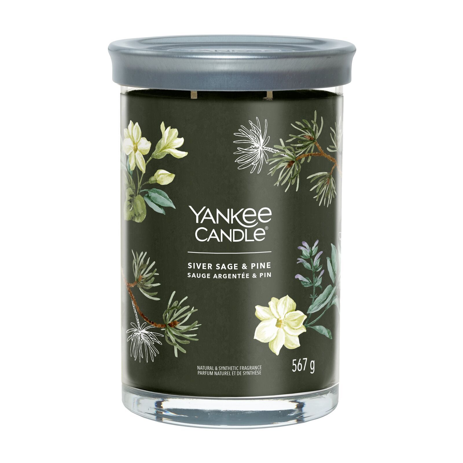 Silver_Sage__Pine_Large_Tumbler-1-1 Silver Sage & Pine Signature Large Tumbler 567g 2-Docht