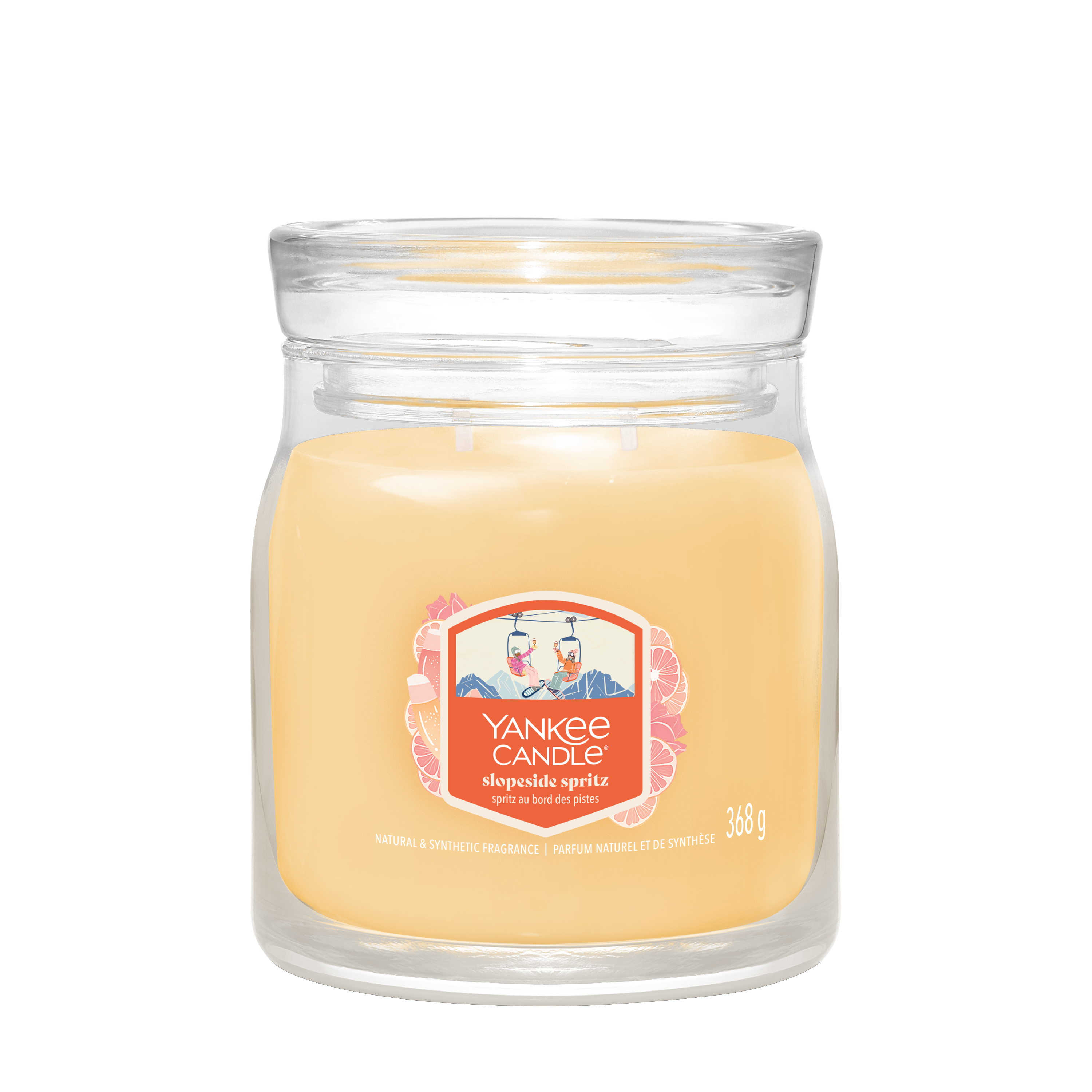 Slopeside Spritz Signature Medium Jar 368g 2-Docht