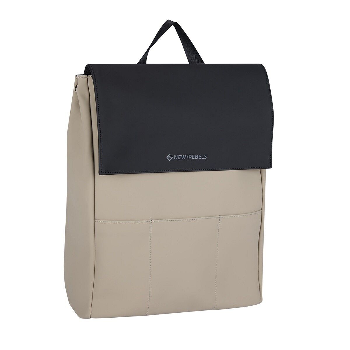 Fane - Lincoln Flap Rucksack 17L schwarz/beige