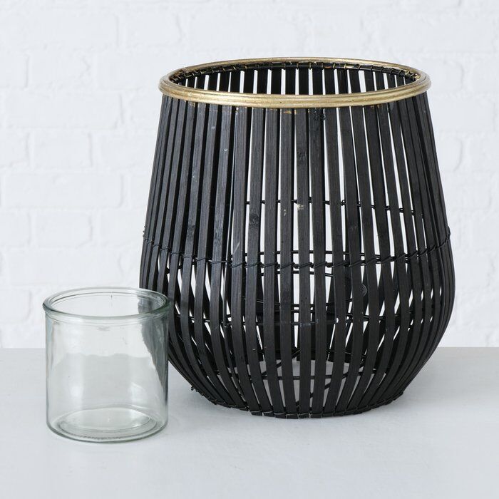 Detailbild-xZ_Ko3R-large Windlicht Karunya weiß Bambus 27cm