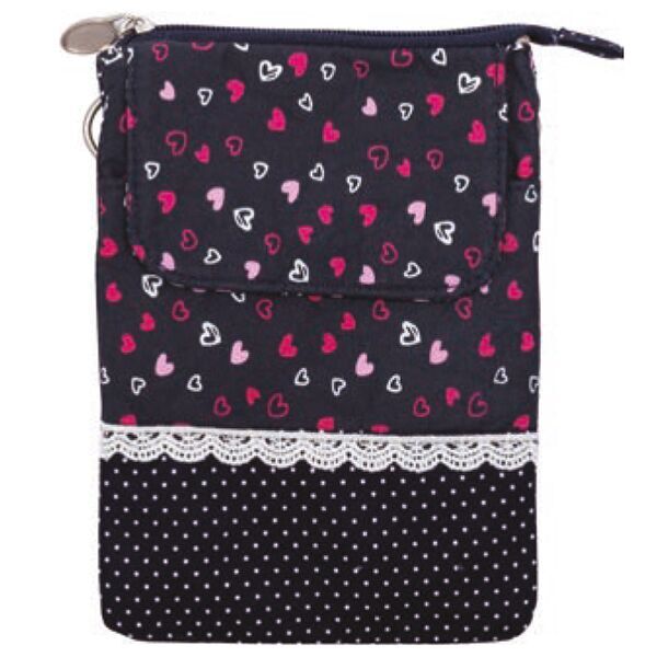 Patchwork Handtasche Umhängetasche 087 navy