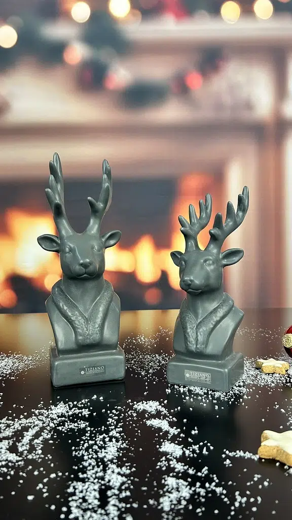 Hirschkopf Robin 30cm anthrazit Hirschkopf Robin 30cm anthrazit