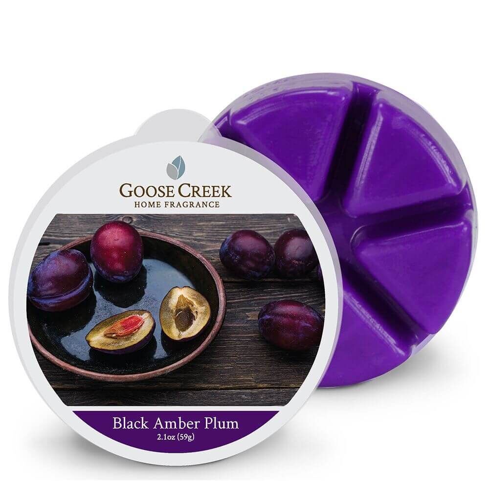 EW432-Black-Amber-Plum-Wax-Melts Goose Creek Candle Black Amber Plum 59g