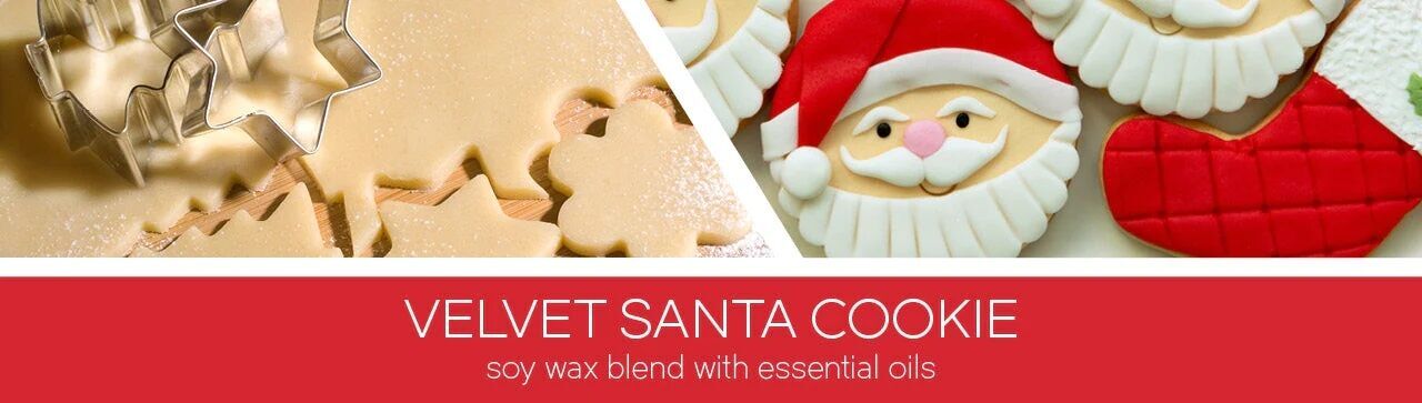 Velvet Santa Cookies 411g (3-Docht)