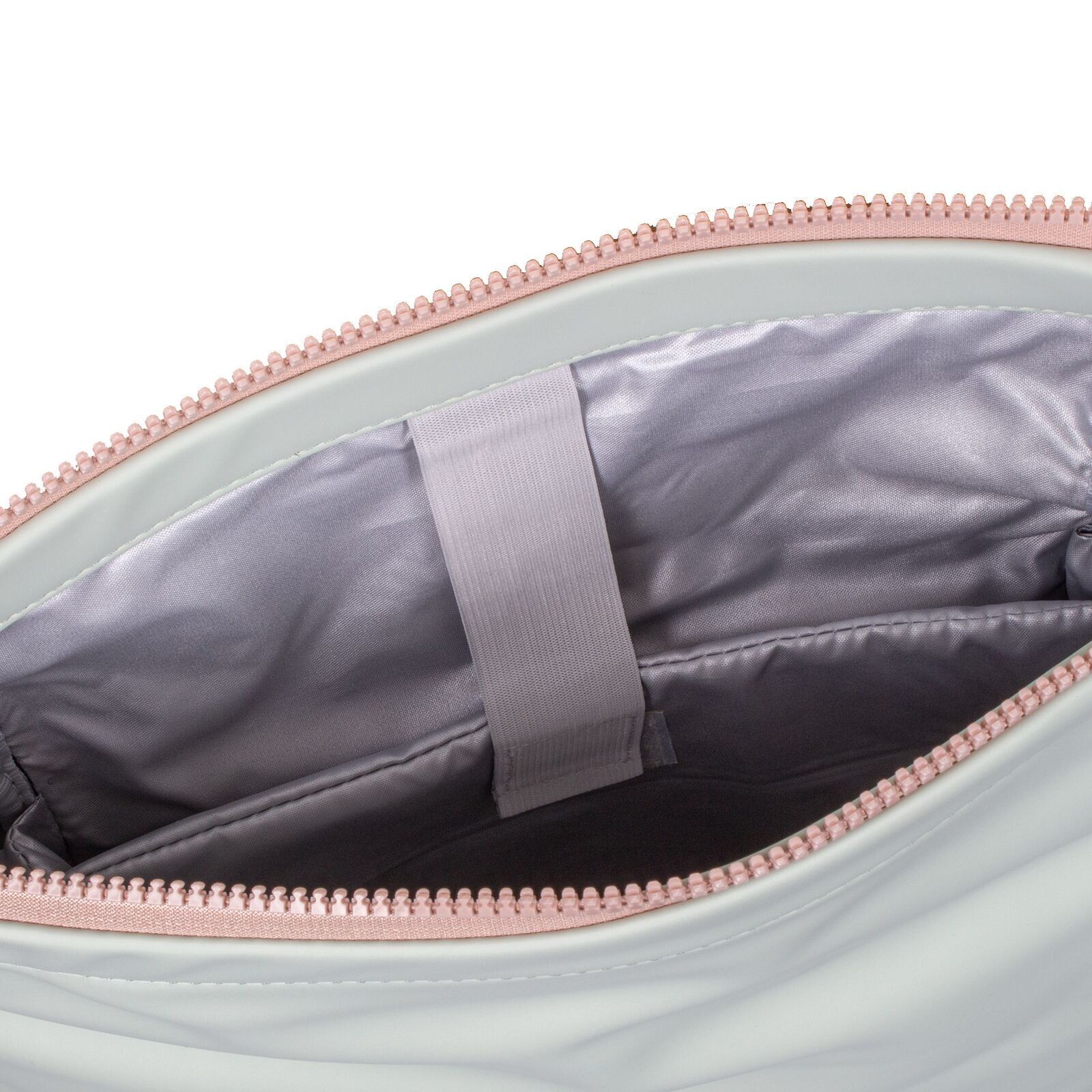 Tim - New York Rolltop Rucksack minzblau/hellrosa