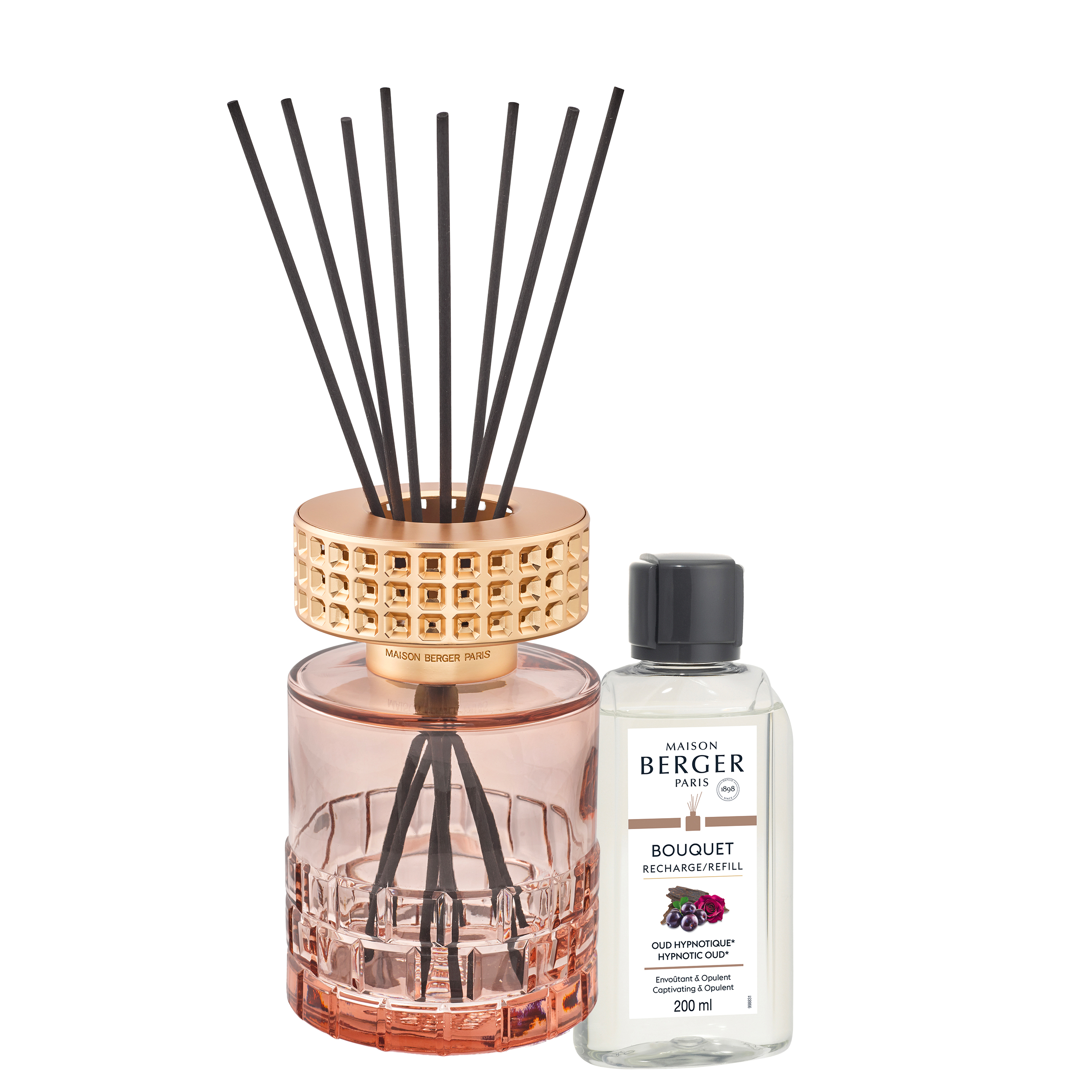Dufterdiffusor, Raumdüft, Zier diffuser, Glasflakon, Bouquet Nachfüllung