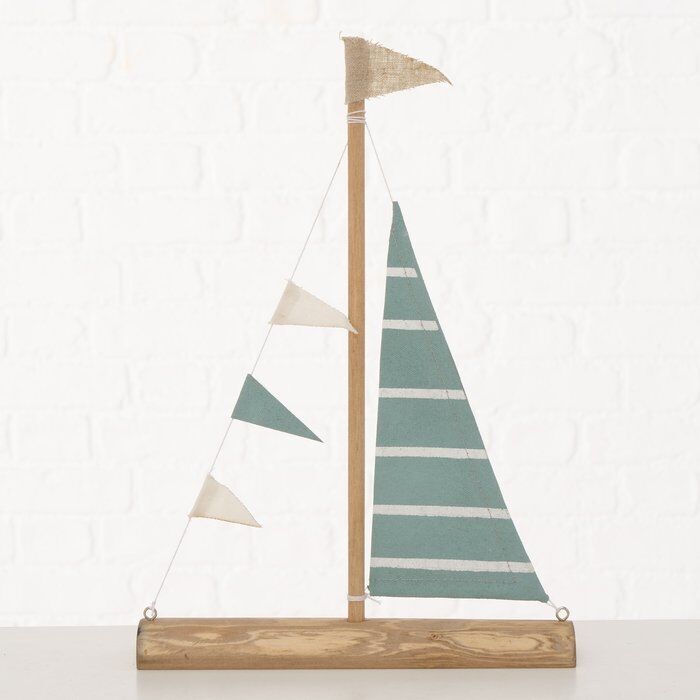 Dekoaufsteller Robinson grün 30cm