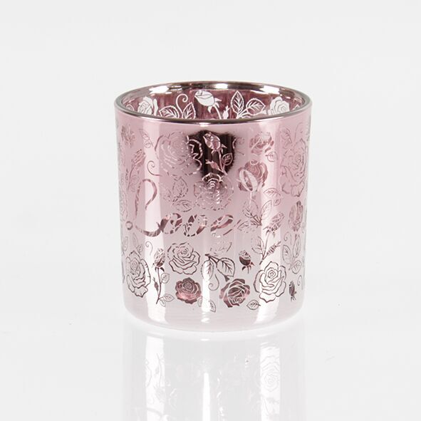 736865 Windlicht Love mit Rosen M