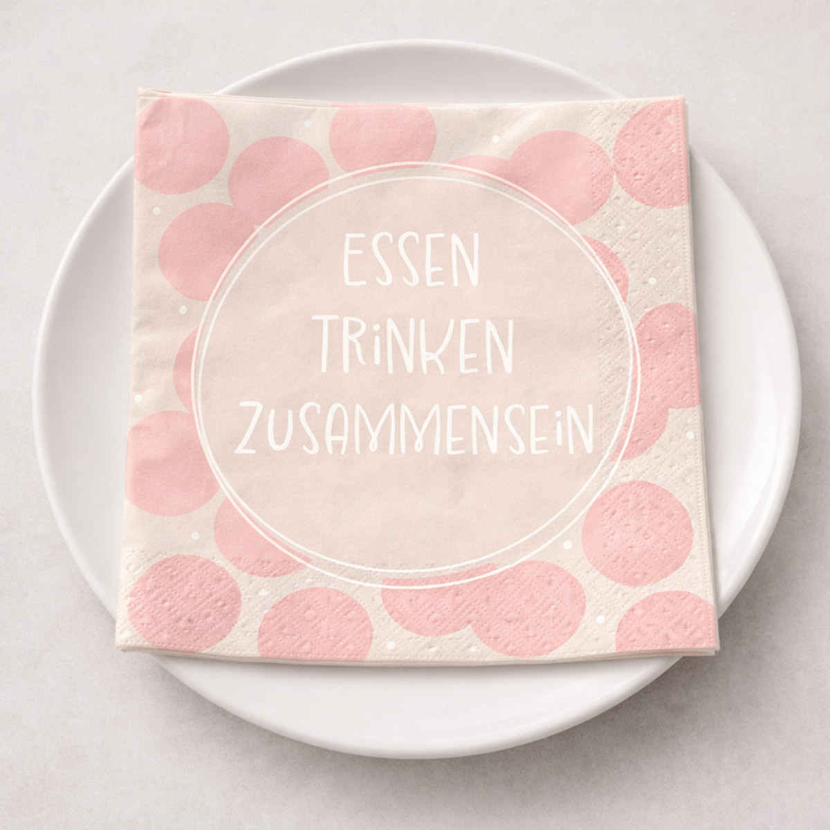 Serviette Essen Trinken Zusammensein Serviette Essen Trinken Zusammensein