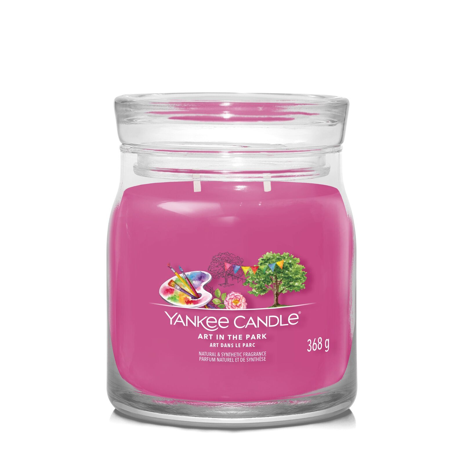 Art-in-the-Park_Signature_Medium8T0Ow61GT41LI Art in the Park Signature Medium Jar 368g 2-Docht