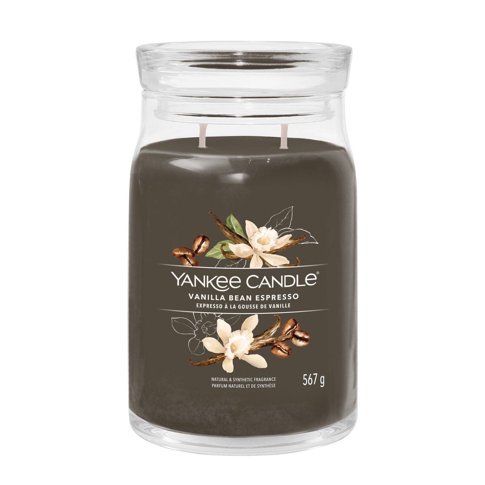 Vanilla Bean Espresso Signature Large Jar 567g 2-Docht