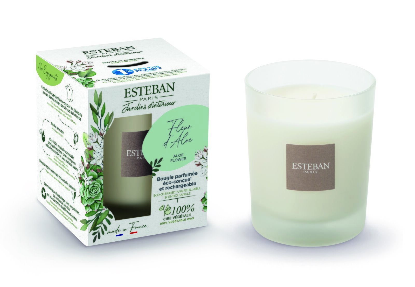 BFA-004 Aloe Blume Duftkerze 180g