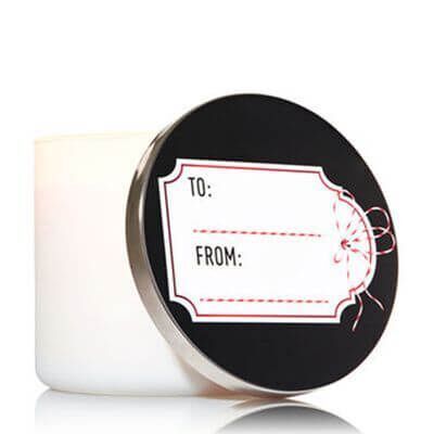 To_From Bath and Body Works 3 Wick Candle Lid Magnet - To, From