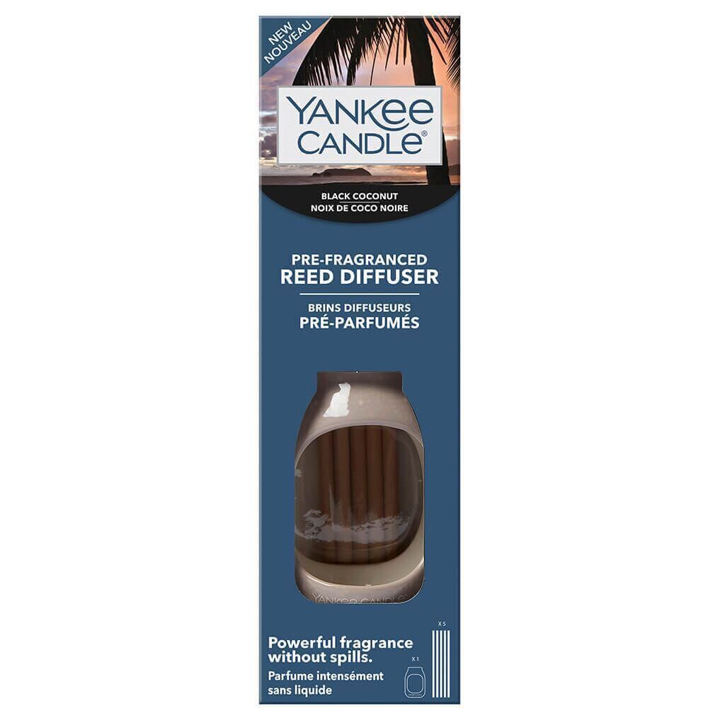 Pre Fragranced Reed Kit - Embossed Black Coconut