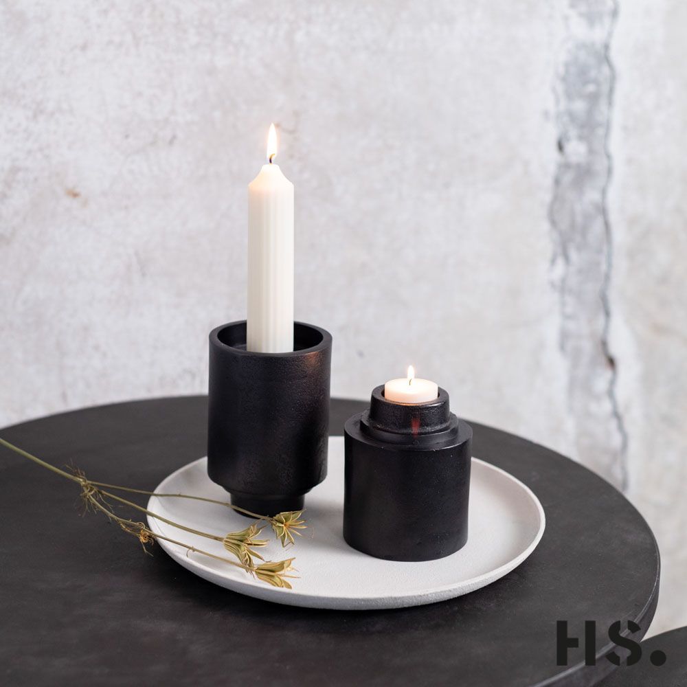 Candle Holder Julia schwarz S
