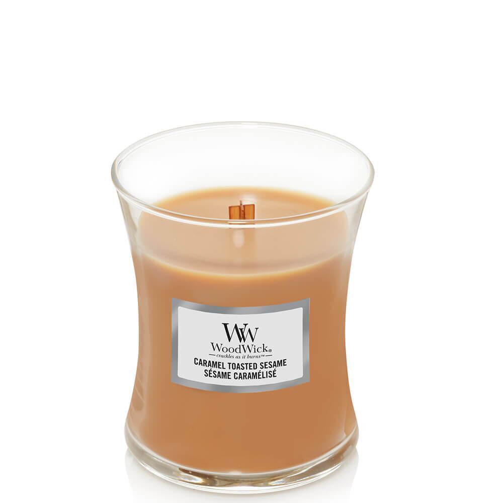 Caramel Toasted Sesame 275g von Woodwick offen