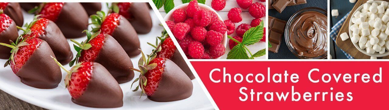 Chocolate Covered Strawberries 411g (3-Docht)